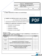 Devoir de Contrôle N°1 Théorique 2010 2011 (Mme Awatef)