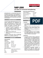 MEGAWRAP-200: Unidirectional Carbon Fabric For Structural Strengthening