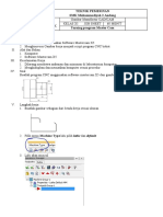 Jobsheet Program CNC Mastercam XI Genap