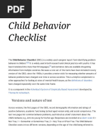 Child Behavior Checklist - Wikipedia