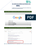 Creación de Una Cuenta de Correo Electrónico Con Gmail