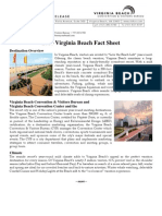 2010 Virginia Beach Fact Sheet: Destination Overview