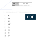 English Test - C1: 7 Grade