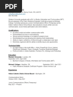 Sofia Gligoric Resume