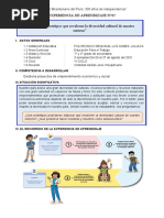 V EXPERIENCIA DE APRENDIZAJE EPT 1° y 2°grado