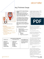 Data Sheet: Elcometer 456 Coating Thickness Gauge