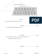 11 8 Fig. 8.1 Represents A Travelling Wave at An Instant in Time