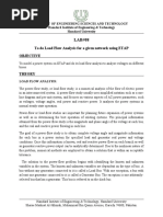 Load Flow Analysis For A Given Network Using ETAP