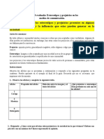 Actividad Evaluada 8° Básico Esterotipo y Prejucios en La Publicidad.