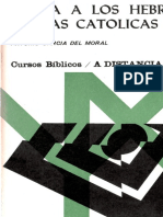 Antonio García Del Moral Carta A Los Hebreos y Cartas Católicas