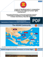 Panel 1 (B) : Taking Stock of Developments in Cooperation Between United Nations and Regional Human Rights Mechanisms