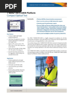 Compact Optical Test: T-BERD®/MTS-6000 Platform