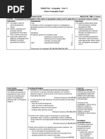 Sample Unit - Geography - Year 11 Senior Geography Project