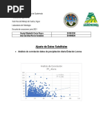 Ajuste de Datos Satelitales Lab Hidro