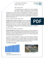 Energía Hidroeléctrica Resumen