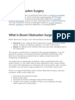 Bowel Obstruction Surgery