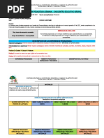 Formato Planeación Pedagógica Semanal Encuentro Educativo Grupal Presencialidad Ok