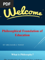 Philosophical Foundation of Education