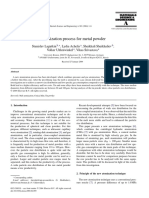 Atomization Process For Metal Powder