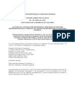 OC 28-21 Corte IDH Sobre La Reelección Indefinida