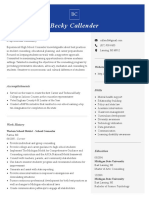 Becky Callender CV