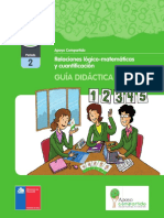 NT1 GUÍA DIDÁCTICA. Relaciones Lógico-Matemáticas y Cuantificación. Apoyo Compartido. Período 2