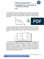 Calculo de Redimineto Equipos Auxiliares