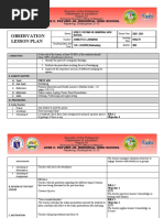 Lesson Plan in Pe 10 - Sir Jolax