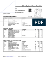 Silicon Epitaxial Planar Transistor: General Description