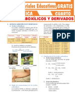 Ácidos Carboxílicos y Derivados para Cuarto Grado de Secundaria