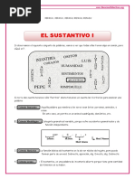 Clasificacion Del Sustantivo para Segundo de Secundaria