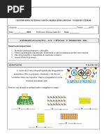 Av1 - Matemática - 2 Trimestre