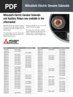 Mitsubishi Electric Genuine Solenoids