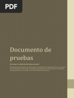 Documento de Pruebas