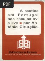 A Sextina em Portugal Nos Seculos Xvi e Xvii 981989