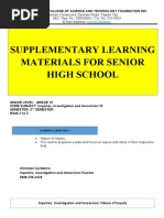 Supplementary Learning Materials For Senior High School