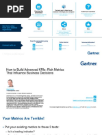 Gartner - How To Build Advanced KRIs That Influence Business Decision Making