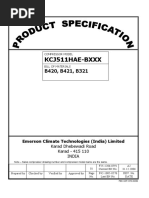 Kcj511Hae-Bxxx: Emerson Climate Technologies (India) Limited