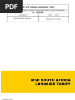 MSC Tariff All Trades 2021 01 April 2021