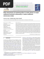 Risk Assessment of Oxytetracycline in Water Phase To Major Sediment Bacterial Community: A Water-Sediment Microcosm Study