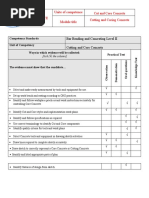 Evidence Plan 1 Unite of Competence Cut and Core Concrete Module Title Cutting and Coring Concrete