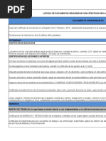 Listado Documentos Declaracion Año 2020