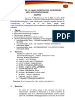 Acta de Reunión Colegiado - Comunicacion - Semana4