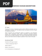 Tibetan Energies Package Descriptions