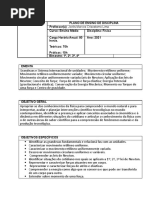 01 Plano de Ensino Da Disciplina - Modelo em Branco