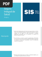 Seguro Integral de Salud Avance 4 de Trabajo 19-07