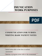 3-23-2021 Communication-For-Work-Purposes