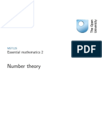 Number Theory: Essential Mathematics 2