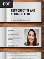 Sexuality and Reproductive Health Handout