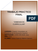 Trabajo Practico Final Curriculum